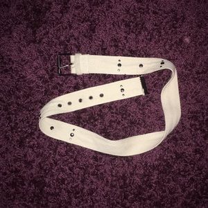Studded cloth belt